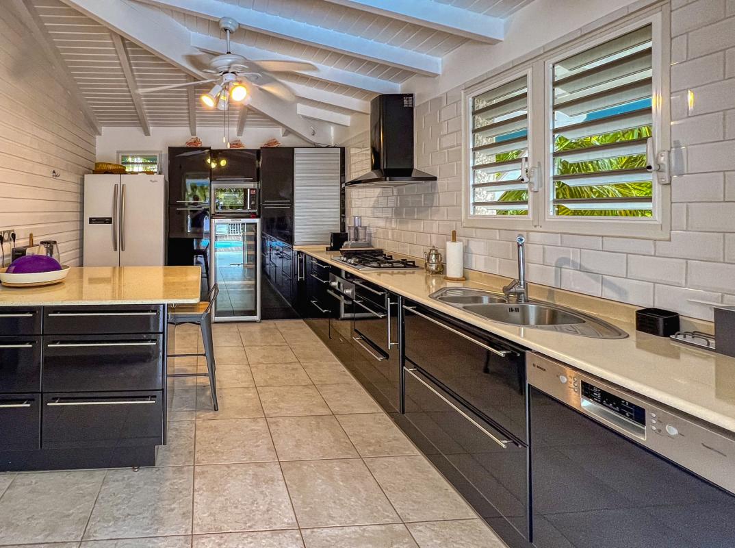 A louer villa 8 personnes Saint François Guadeloupe_ Cuisine - 14